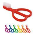Infant Toothbrush w/ Scissor Handles W/Zip Lock Bag